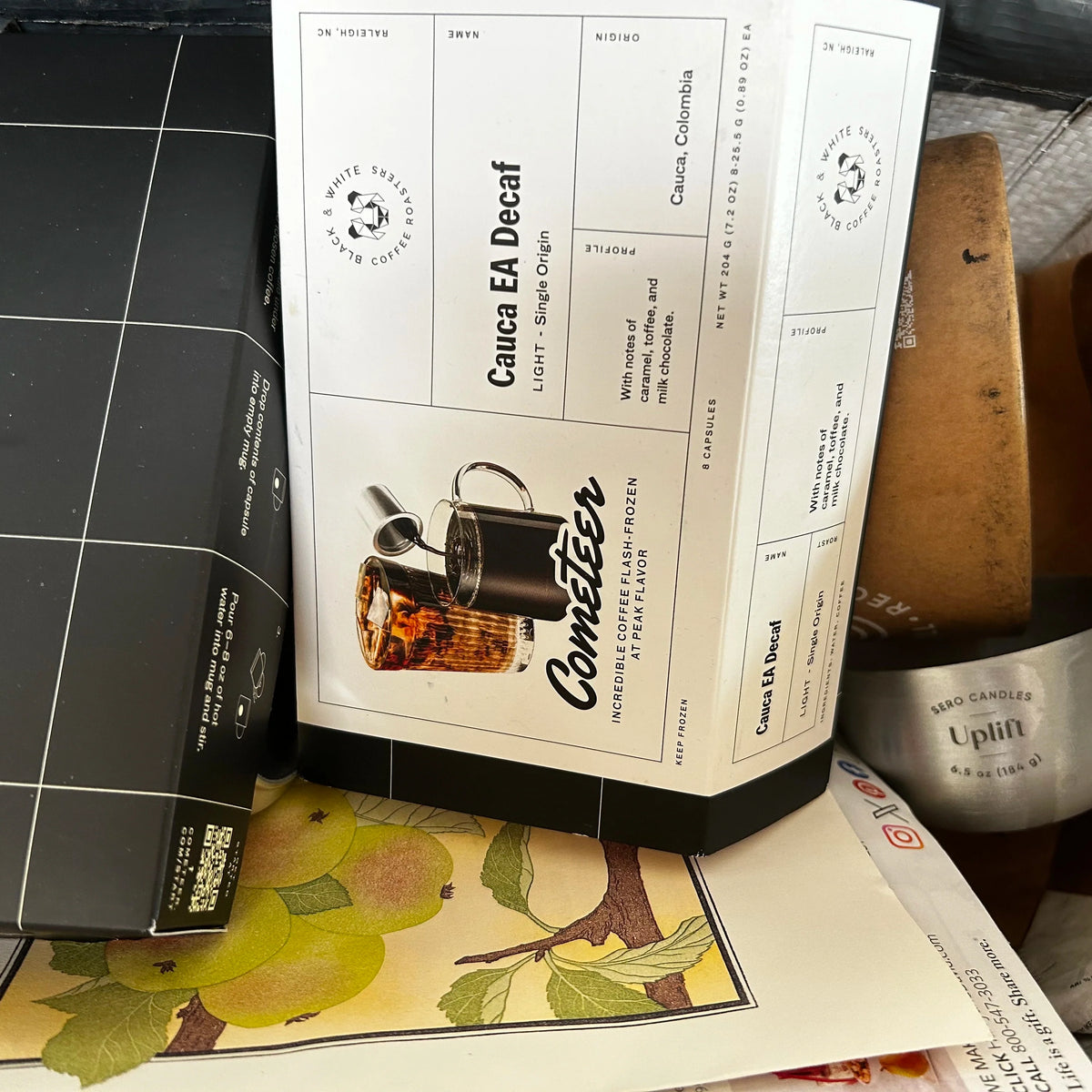 Sero Candle being recycled in mixed recycling