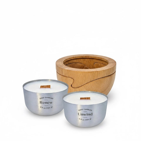 Sero Candles Start Bundle | 1 Container + 2 Candles