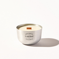 Recyclable 184g Wood Wick Candle Poured in Aluminum - Unwind by Sero Candles